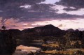 Scène de lac dans le paysage du mont Désert Fleuve Hudson Frederic Edwin Church